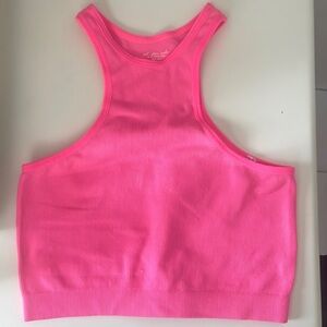 Urban Outfitters Hot Pink Crop Top